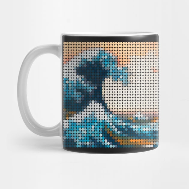 Great Wave Mosaic by robotface